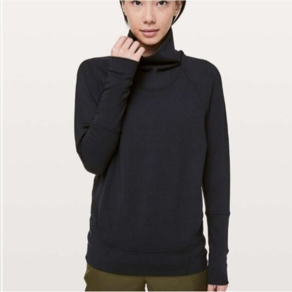 Lululemon Black High Lines Pullover Size 2 - Picture 1 of 12